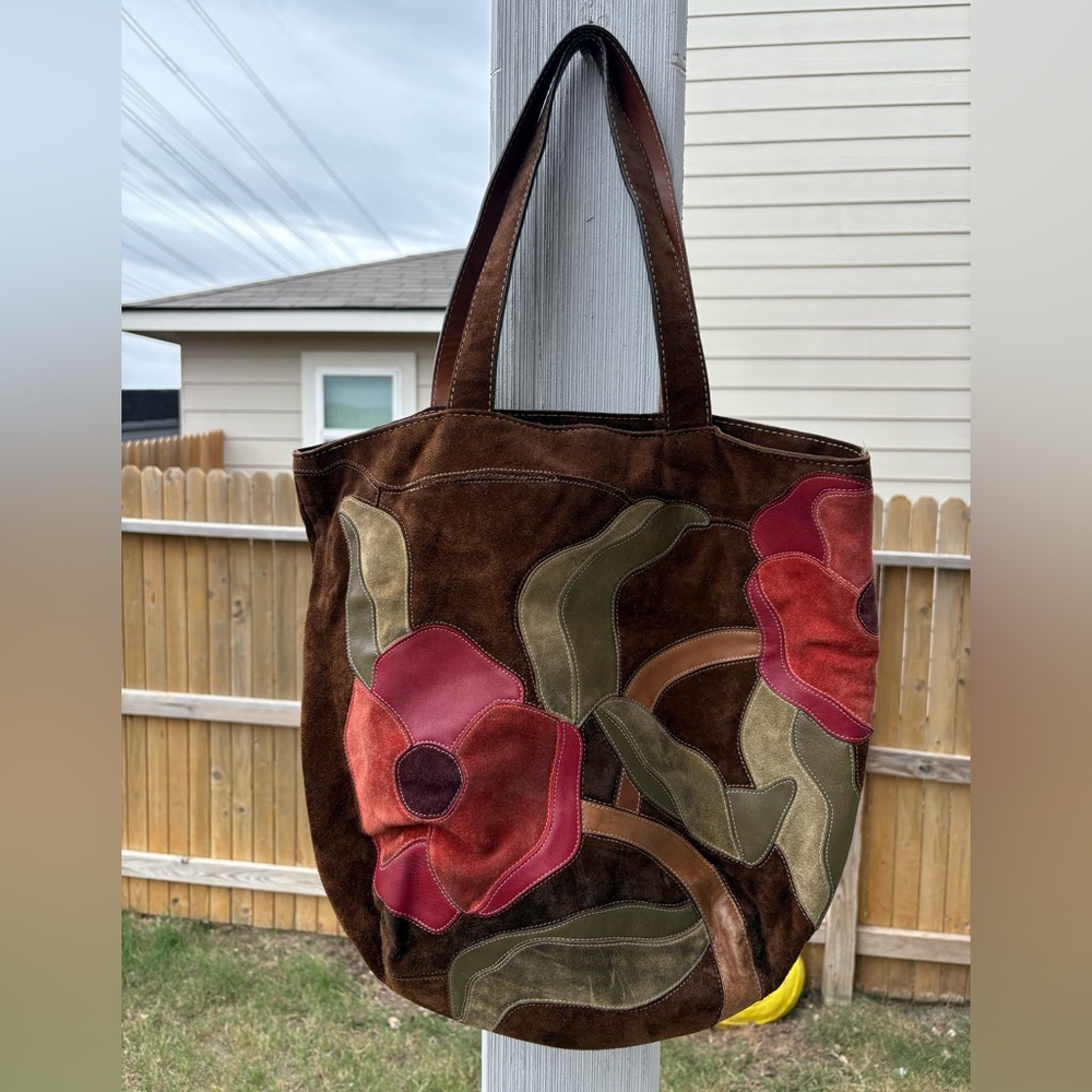 Coach Poppy Suede Tote #9259